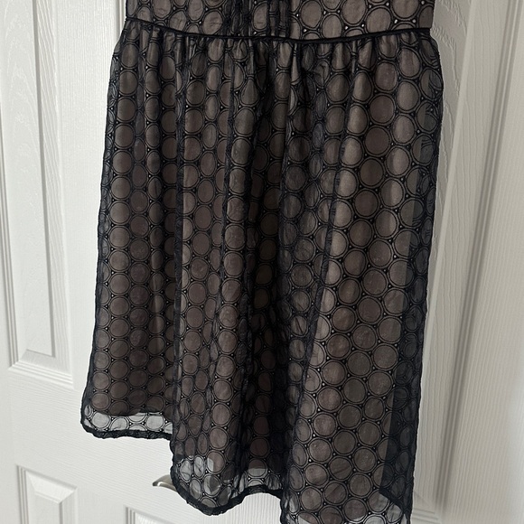 Black Sleeveless Mesh Dress - Picture 4 of 4